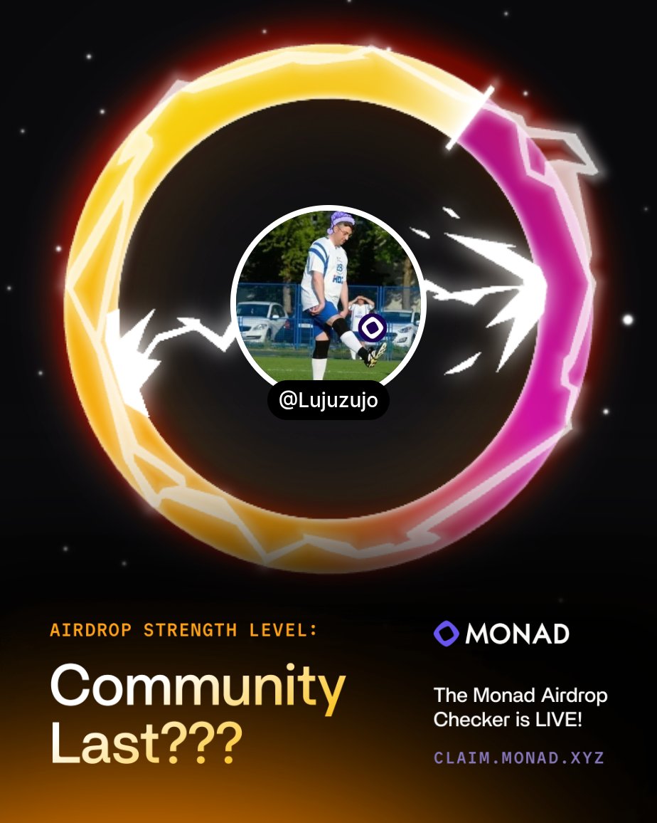 Lujozujo πΈ (@lujuzujo) on Twitter photo Gmonad mfers and ladies!
Community Last but not Least?
As always, proud to be part of <a href="/monad/">Monad (mainnet arc)</a> and thrilled to grow within it even more.
Biggest week yet! Gmonad mfers and ladies!
Community Last but not Least?
As always, proud to be part of <a href="/monad/">Monad (mainnet arc)</a> and thrilled to grow within it even more.
Biggest week yet!