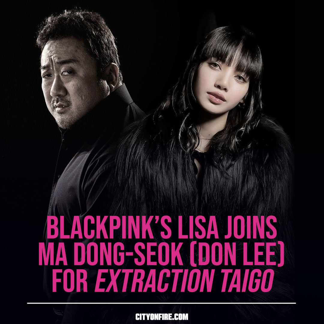 CityOnFireNews's tweet image. Has Don Lee met his match? ‘Blackpink’ popstar Lisa joins the action thriller ‘Extraction Taigo’ (‘Extraction’ spin-off) 

Read more: cityonfire.com/extraction-tai…

#extractiontaigo #Extraction #donlee #MaDongSeok #lisa #BLACKPINK #kungfumovies #martialartsfilm #martialartsmovies