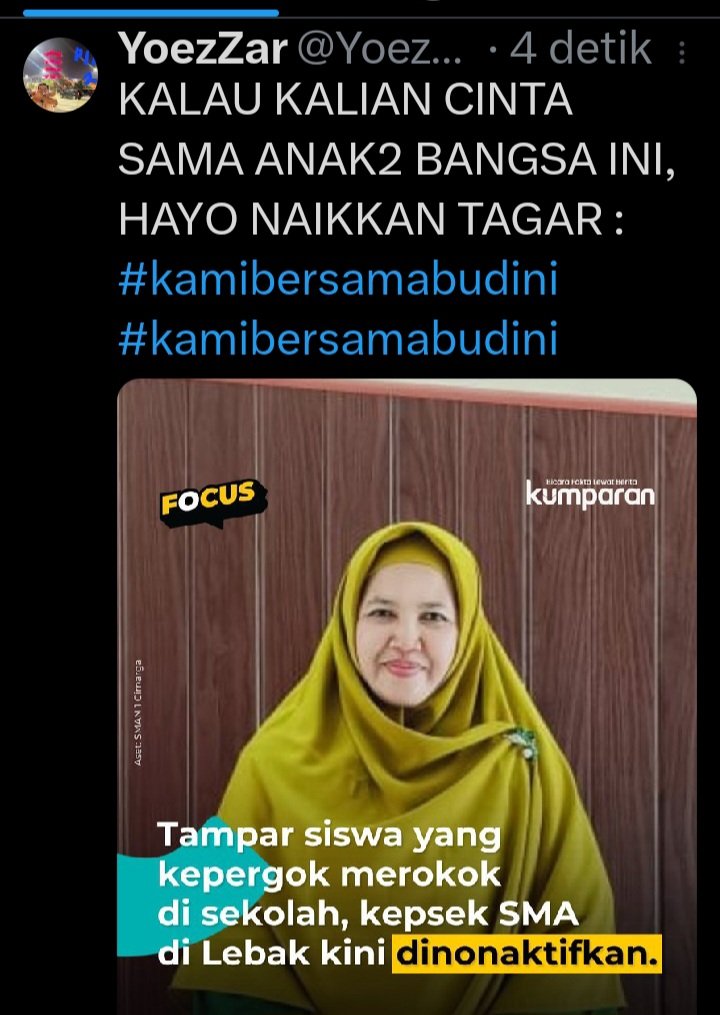 YoezZar's tweet photo. #kamibersamabudini 
#kamibersamabudini https://t.co/G8vcn0O1KI