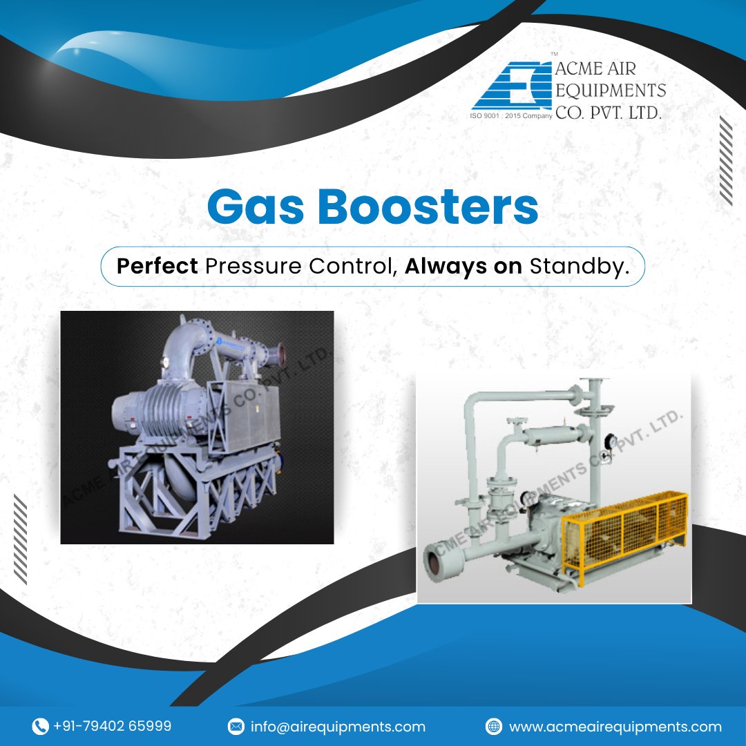 airequipments's tweet image. Acme Air Equipments’ Gas Boosters maintain gas pressure even in fluctuating conditions, ensuring smooth operations and maximizing productivity.

Learn more: acmeairequipments.com/product/gas-bo…

#AcmeAirEquipments #GasBoosters #PressureControl #IndustrialEquipment