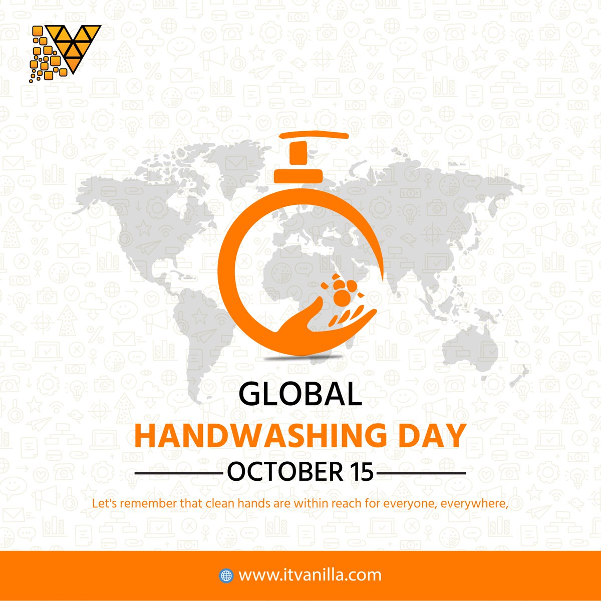 ITvanilla1's tweet image. 🌍 Global Handwashing Day 🧼
🗓️ October 15
👐 “Clean Hands, Healthy Life” ✨
Let’s build the habit of handwashing — protect yourself and your loved ones. 💧💙

#GlobalHandwashingDay #CleanHandsSaveLives #StayHealthy #GoodHygiene