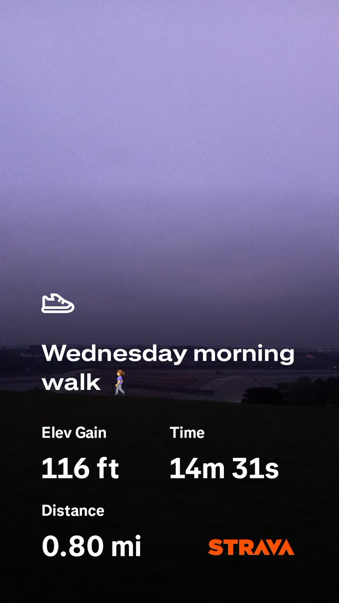 Early morning walk🚶‍♂️ strava.app.link/EoH0JcuOtXb