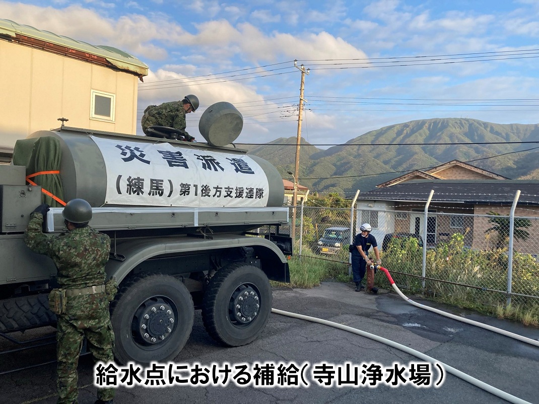 八丈島災害派遣⑬】 10月14日（火）、航空自衛隊C－2輸送機の