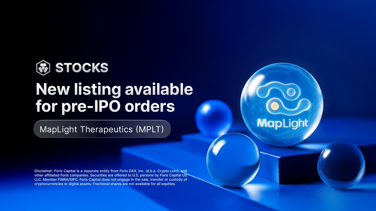 🚀 MapLight Therapeutics (MPLT) is now open for pre-IPO orders! Be among  one of the first to participate - place your order before the IPO goes live  on Oct 28. Set your