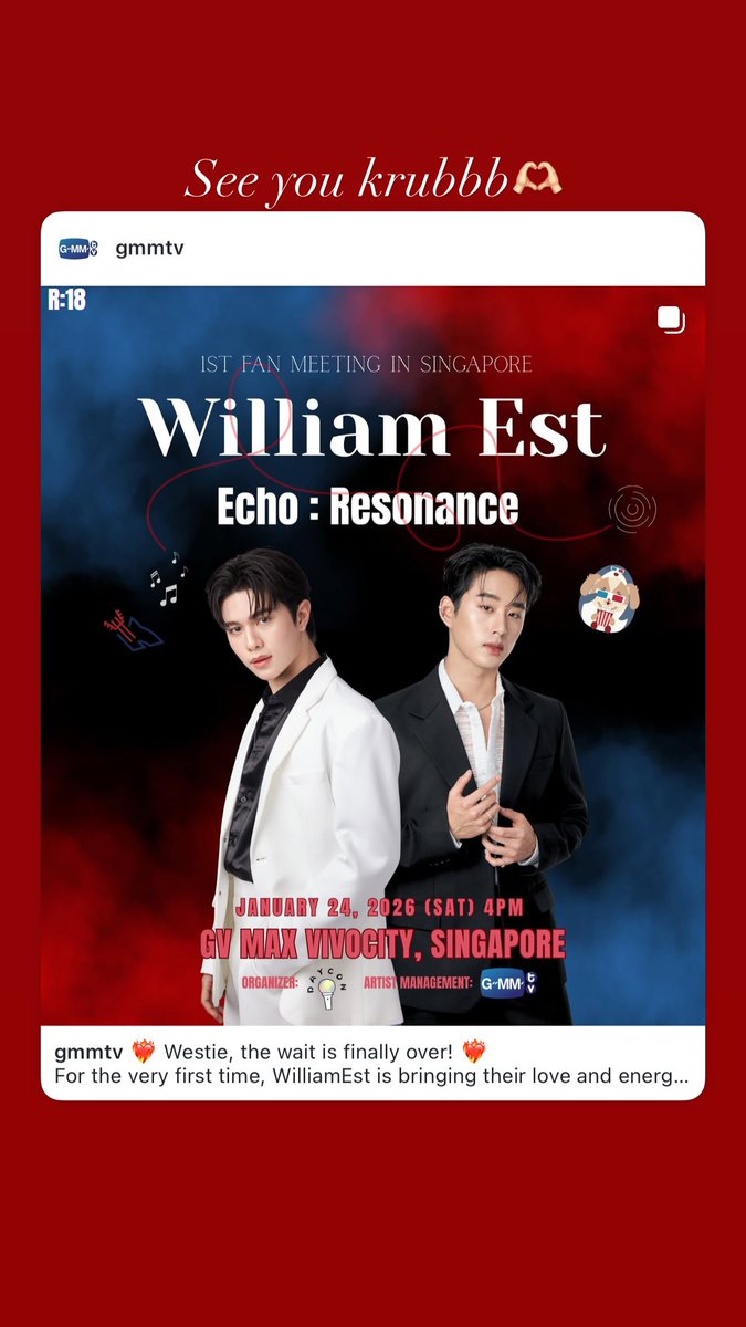 GMMTV Unveils William Jakrapatr and Est Supha's Debut Sin