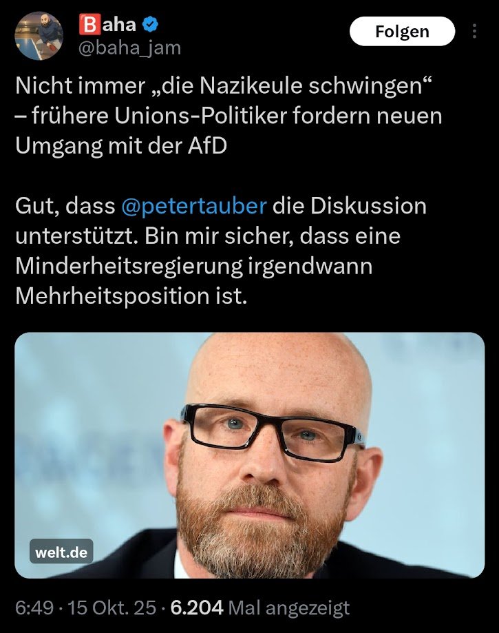 Der Steigbügelhalter platzt vor Freude. Ich finds gut, dass die Masken endgültig  gefallen sind. Damit kann man arbeiten.