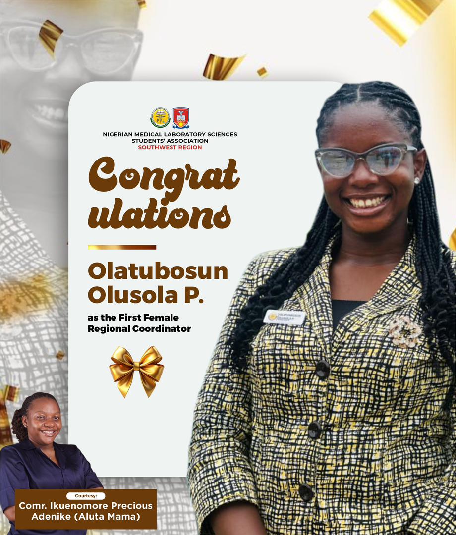 Ola_sola_Precy's tweet image. I’m deeply honored to be elected as the first female President of NIMELSSA Southwest Region! 💫
This isn’t just a personal win. It’s a reminder that with faith, resilience, and purpose, women can lead and thrive anywhere. 💪🏽
#NIMELSSA #WomenInLeadership