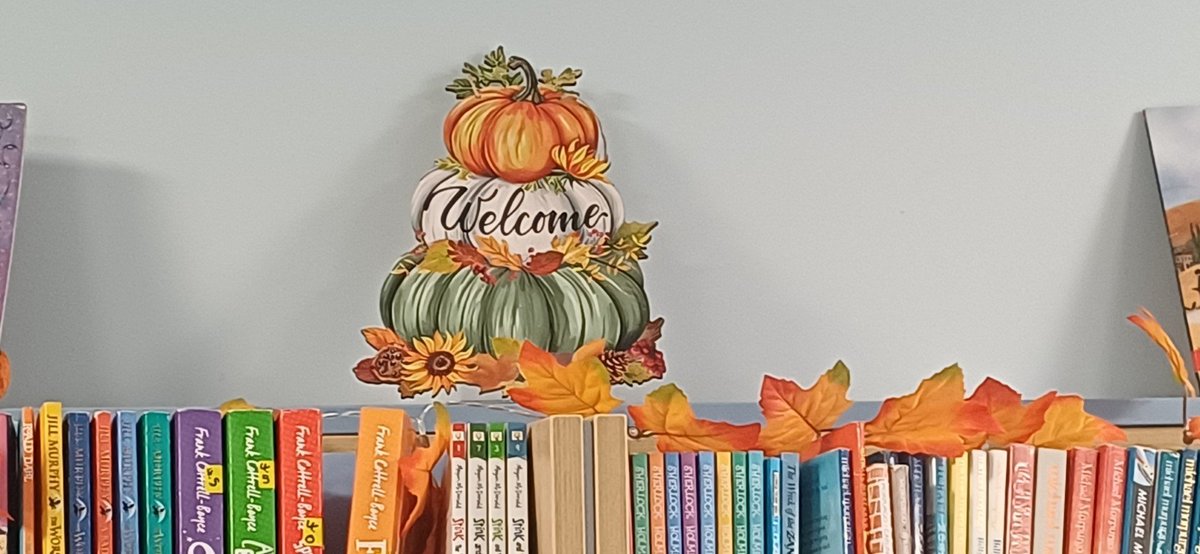 Our wonderful library is ready with an autumn theme. Promoting a love of reading is so important for our students #LoveofReading #ABlibrary2025