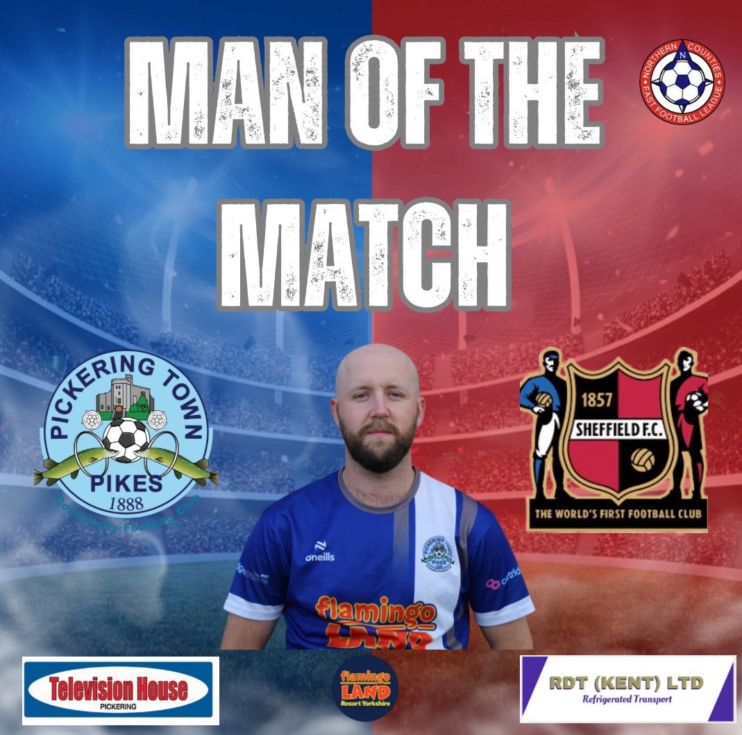 PickeringTownFC's tweet image. 𝗠𝗔𝗡 𝗢𝗙 𝗧𝗛𝗘 𝗠𝗔𝗧𝗖𝗛 | 🏆 

Last nights man of the match in our victory over Sheffield FC, was Ben Leyland. 

An outstanding workmanlike performance in the middle of midfield alongside the impressive, George Thewlis. 

Topped of with the first goal of the evening, a…