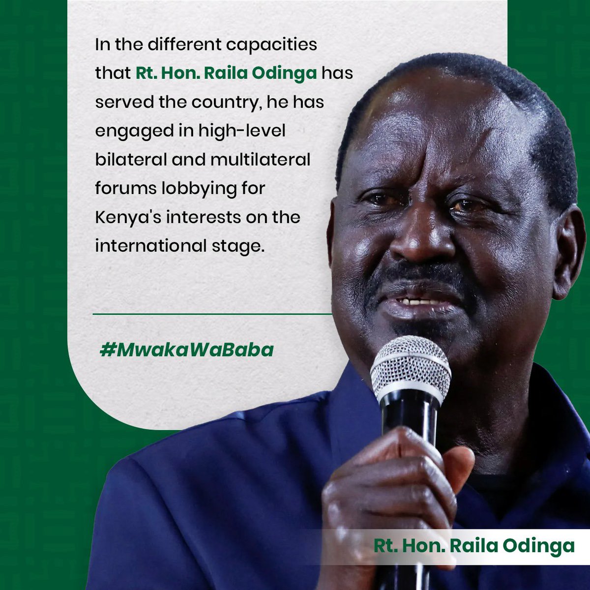 Rest in Peace Raila Odinga, you will be missed.
