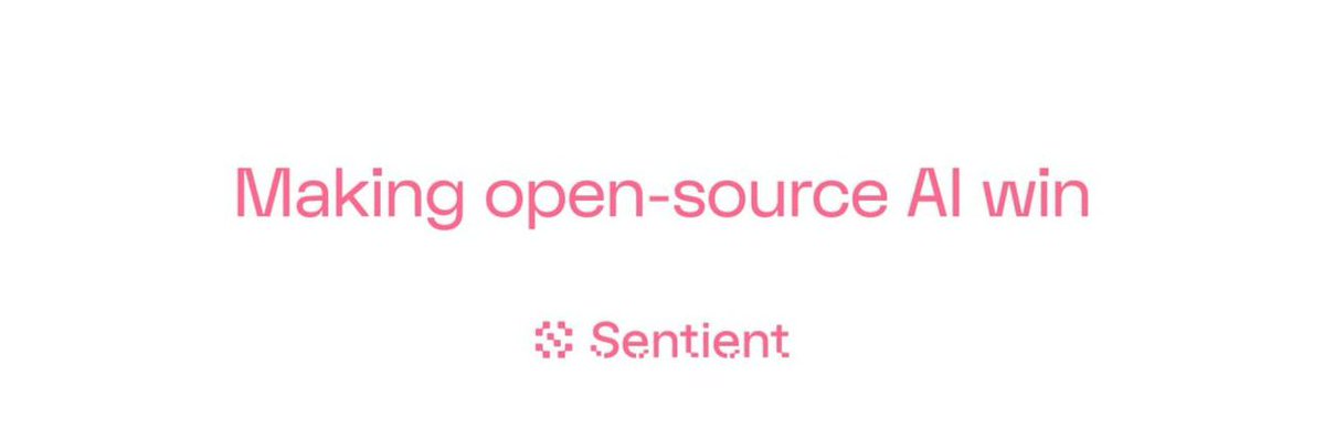 MubarakAbd73376's tweet image. Gm CT

Another day to preach the vision of @SentientAGI

Sentient is bent on making open-source AI win through it characteristics like GRID, ROMA.

AI shouldn&apos;t be controlled by a group, it should be shared.

The future of artificial General Intelligence AGI looks good on…