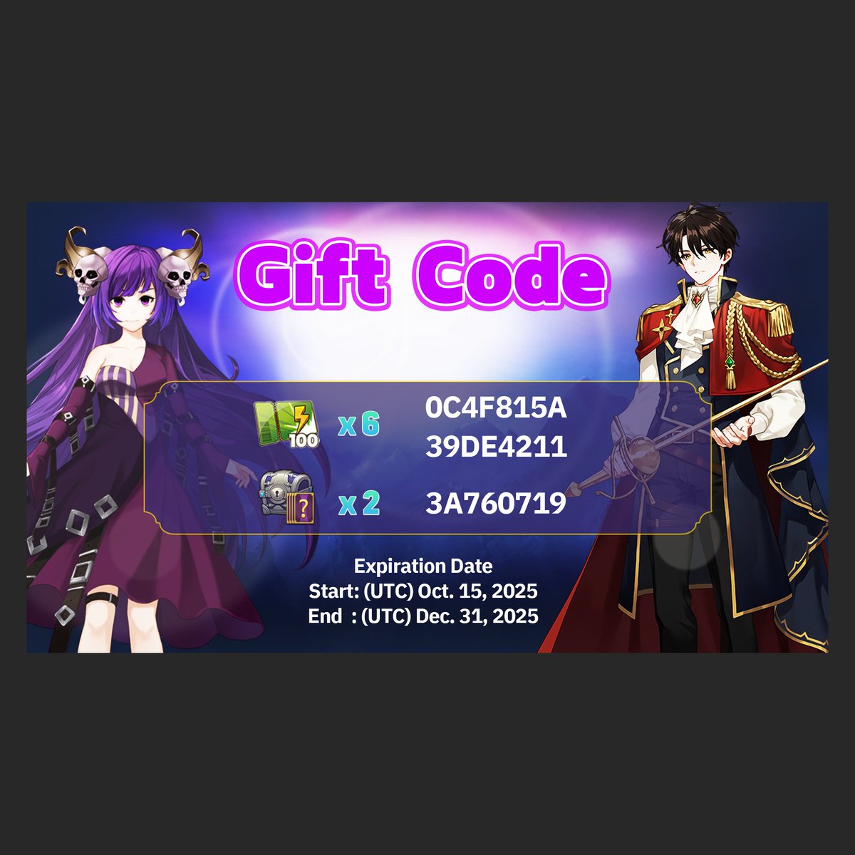 KoSGLBL's tweet photo. Are you enjoying today's Season Arena and Arena Win Streak reward content updates?
We hope you all enjoy them.

We're also currently preparing clan content, 
so please look forward to it.

[Gift Code]
0C4F815A:  BP100  (x3)
39DE4211:   BP100  (x3)
3A760719:   Random Joker (x2) https://t.co/3Pc5bBrMzR