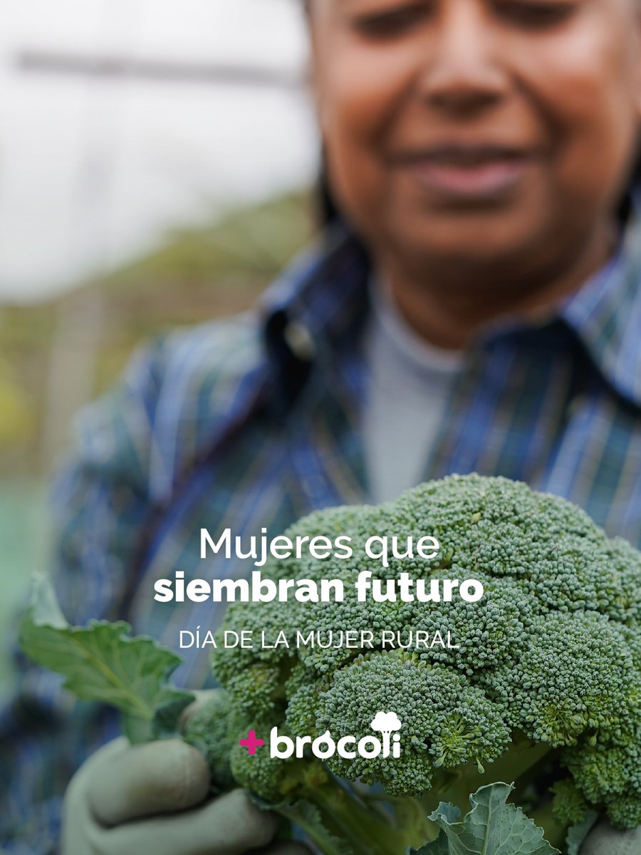 💚 Hoy rendimos homenaje a las mujeres rurales, aquellas que con su trabajo diario hacen posible que el campo siga dando vida. 
En +Brócoli valoramos su esfuerzo, su experiencia y su compromiso con nuestra tierra. 🥦

#DíadelaMujerRural