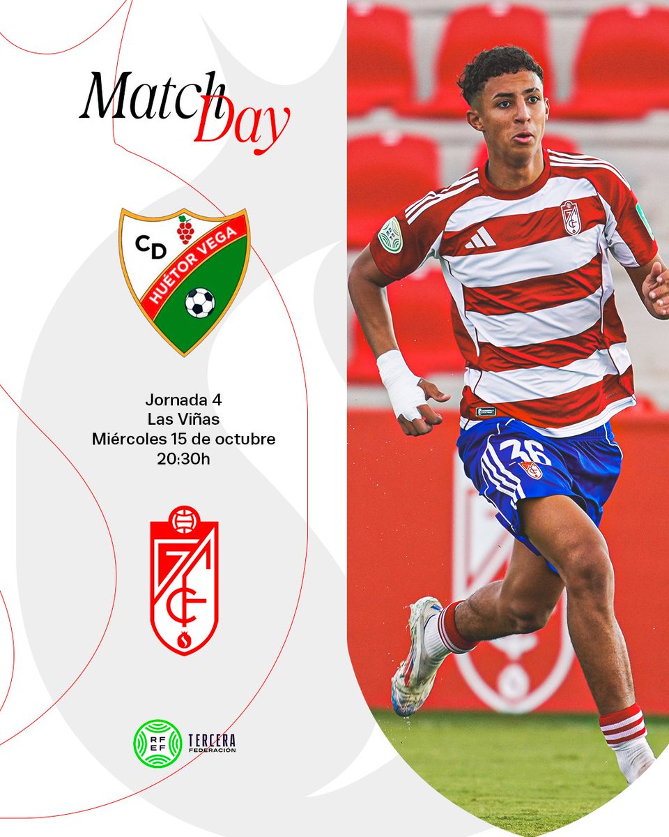 ❤️ 𝐌𝐀𝐓𝐂𝐇 𝐃𝐀𝐘 🤍

🏆 Tercera RFEF
⚔️ Jornada 4
🆚 CD Huétor Vega
⌚️ 20.30 h.
🏟 Las Viñas

#HuétorVegaRecreGranada
