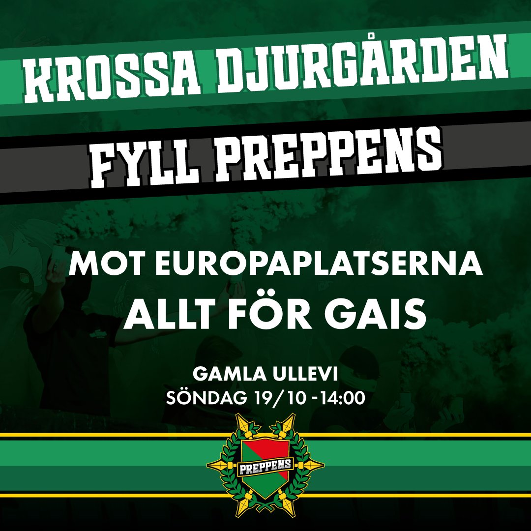 Preppens är snart slutsåld, så in och säkra era platser nu direkt!
gais.ebiljett.nu/Tickets/Select…
#GAISISGOINGOUT