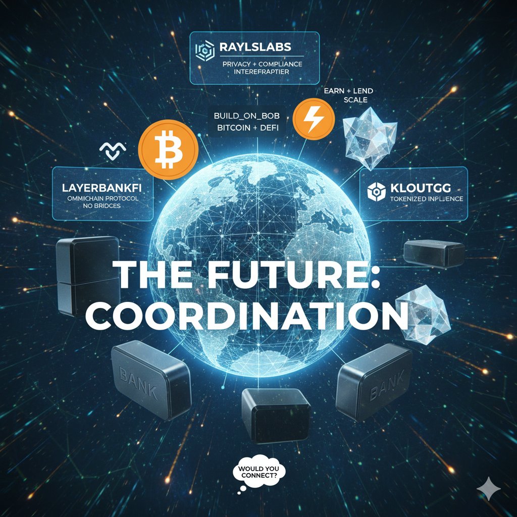 sagesimplicity's tweet image. The next evolution of finance won’t be about who wins it’ll be about who works together.

Because the future isn’t crypto vs banks, it’s crypto with banks building the next generation of global finance.

That’s exactly what @RaylsLabs is enabling. Built for banks, not just devs,…