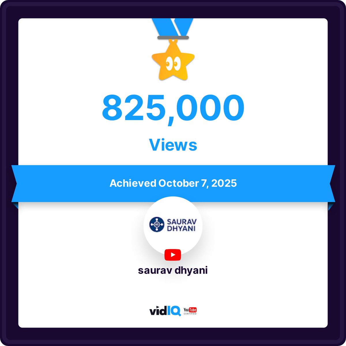 sauravdhyani's tweet image. 🎉 Grateful to hit 825,000+ views on my YouTube channel!
Thanks to everyone learning &amp;amp; growing with my #BusinessCentral content 🙏
Subscribe for weekly updates 👉 youtube.com/c/sauravdhyani

#Dynamics365 #Microsoft #YouTubeCreator #Msdyn365bc