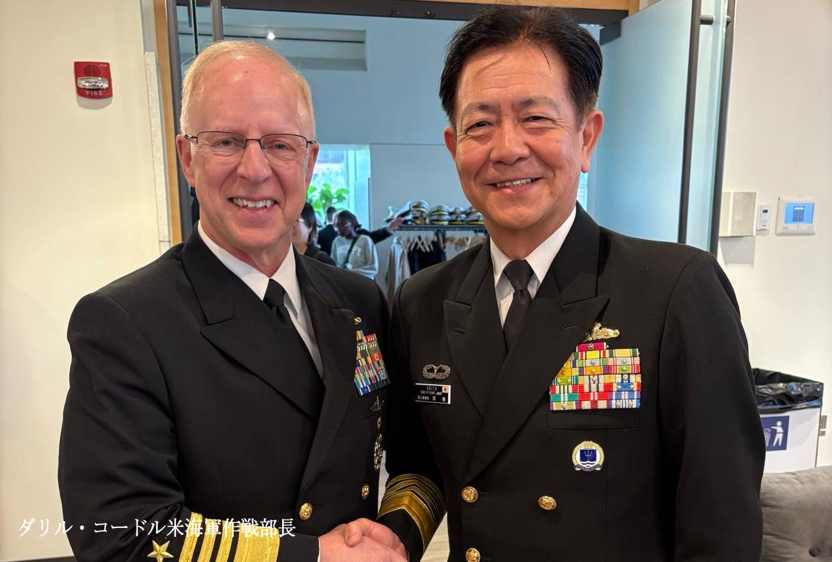 米海軍250周年記念 Today, #JMSDF honors @USNavy's 250th birthday—established on Oct