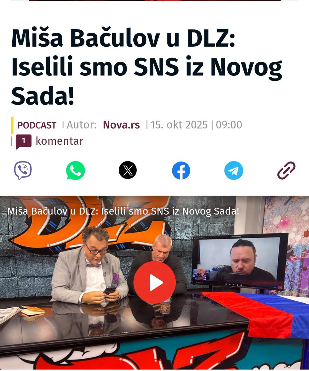 Ne zna se ko je u ovoj emisiji veći bolesnik i lažov! Ti si nekoga iselio iz Novog Sada?!!! 😂😂😂 Nesrećo, daj odgovore na pitanja koje vešto izbegavaš danima!
