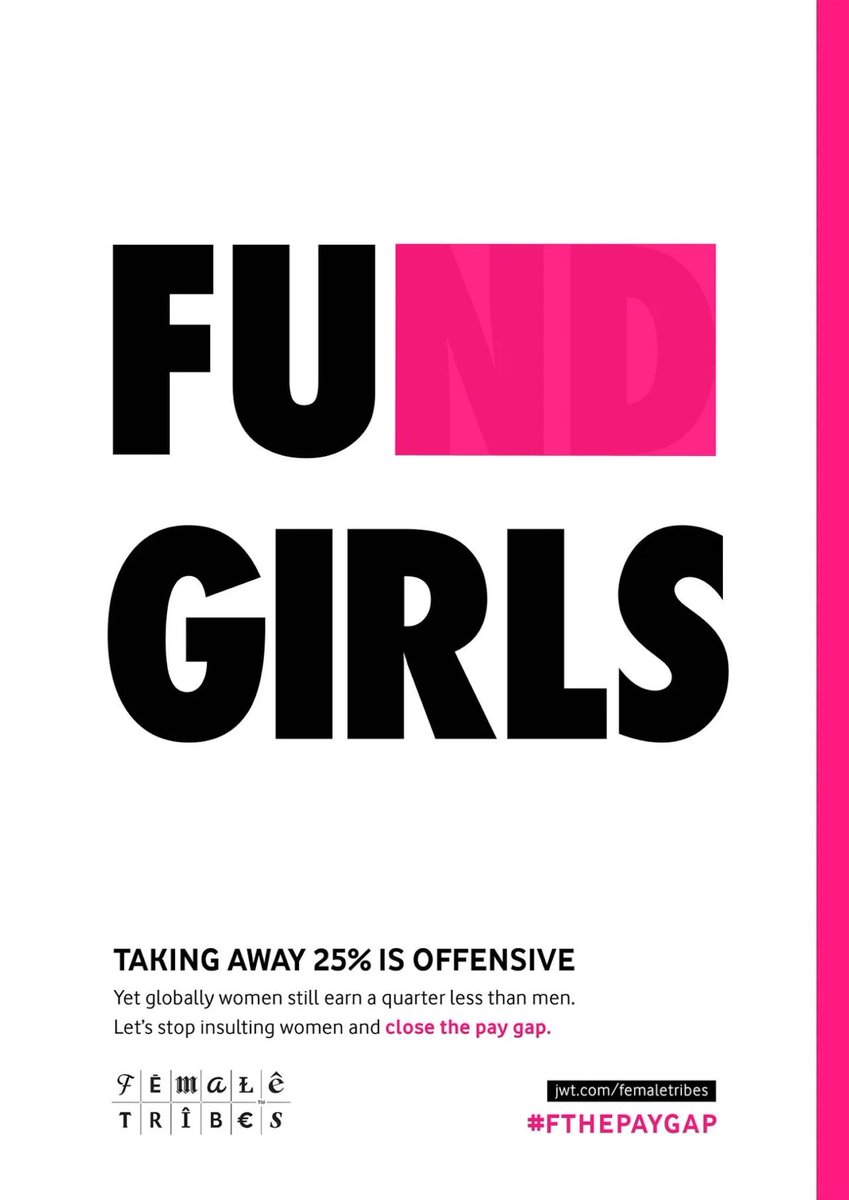 creapills's tweet image. Cette campagne choc supprime 25 % du texte pour dénoncer les inégalités salariales
Au Royaume-Uni, l’agence JWT London a supprimé un quart des mots de ses affiches pour illustrer l’écart salarial entre femmes et hommes. Un message fort : quand on enlève 25 %, tout perd son sens,…