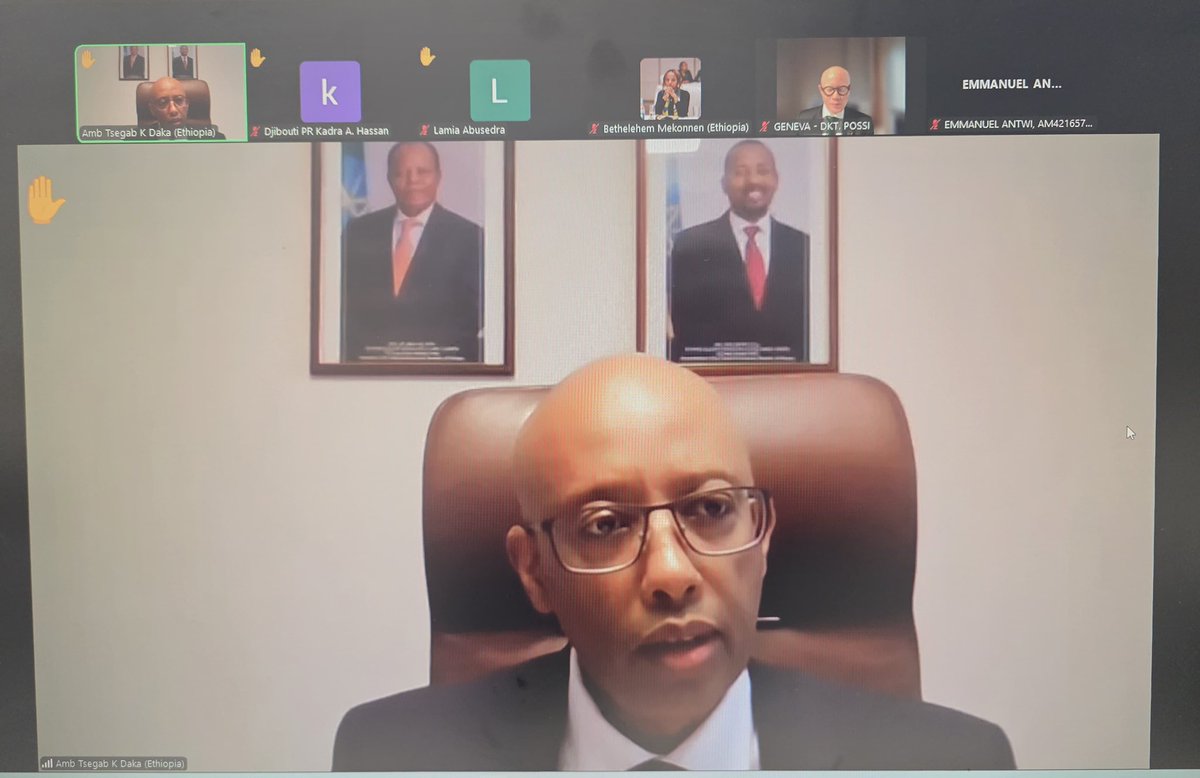 dessalegnmanaye's tweet image. #Ethiopia reaffirms its commitment to Africa's digital transformation at the ATU African Ambassadors briefing. Amb. @tsegabk   emphasized the need for African unity to build an inclusive, secure, and prosperous digital future. #DigitalAfrica #ATU