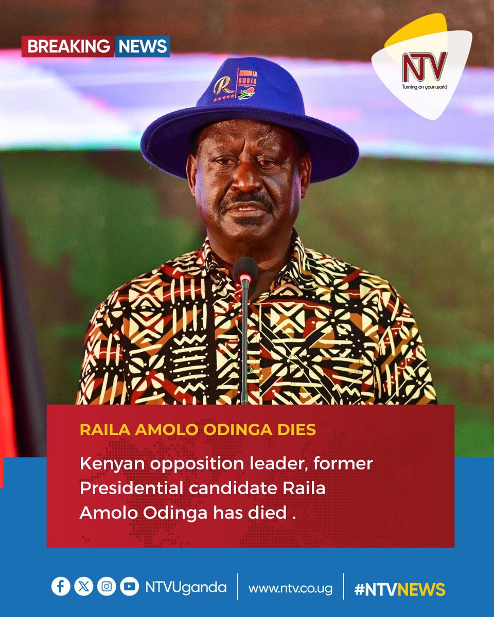 Oh Lord this world is indeed not our home 😭😭😭😭. SO SAD!!!
RIP <a href="/RailaOdinga/">Raila Odinga</a> 
#NTVNews