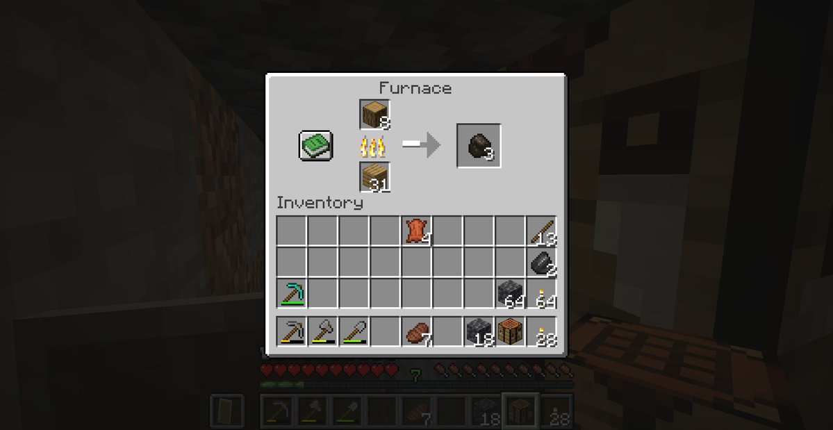 KingNightNL's tweet image. #RickWorldVanilla & #Java & #Minecraft day 1
-----------------------------------------------------
lets go mine for some diamond on making some armour so yeah lets go !!