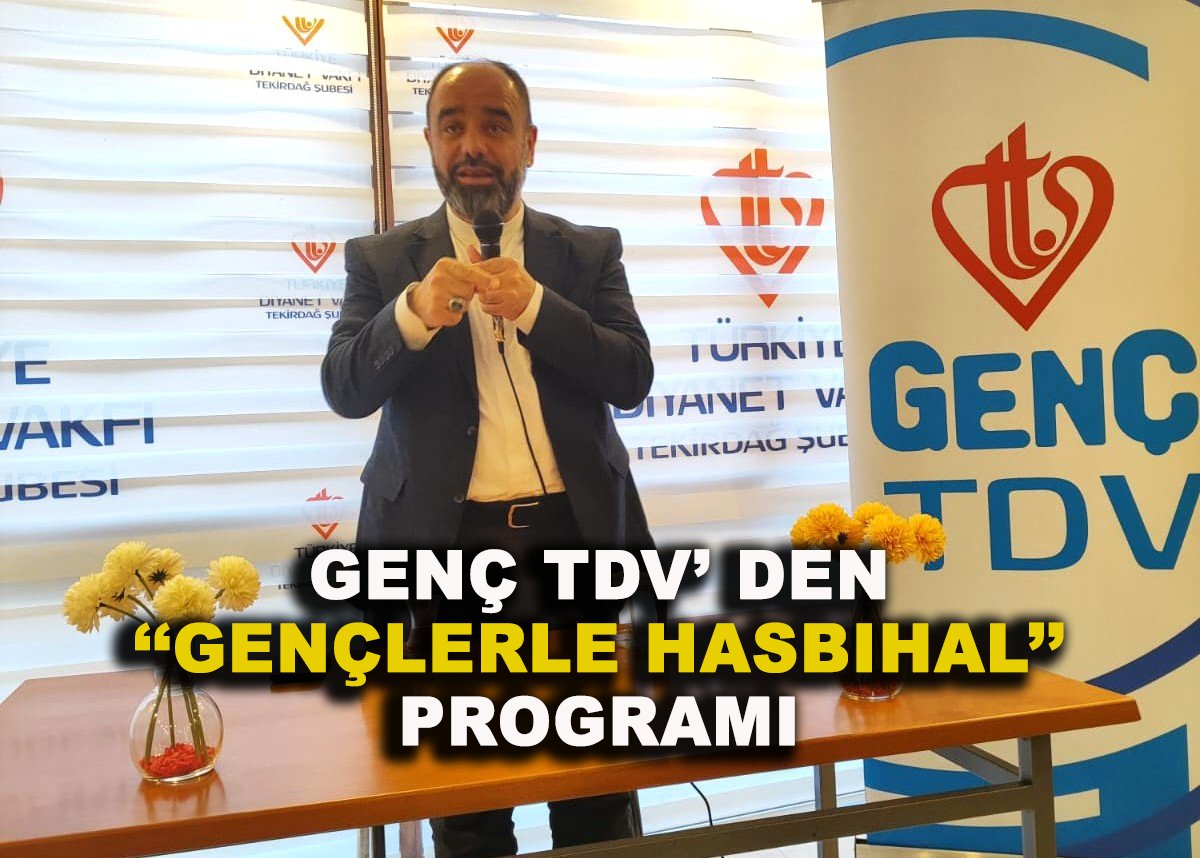 Genç TDV’ den ‘‘Gençlerle Hasbihal’’ Programı

tekirdag.diyanet.gov.tr/sayfalar/conte…

#TekirdağİlMüftülüğü
#Diyanet #GençTdv
#Gençlerlehasbihal