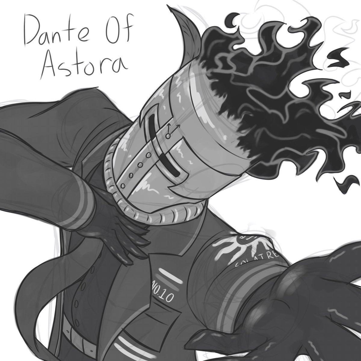 TalezOfBlue's tweet photo. Day 14 of #Inktober / #knightober

Ft. Solaire of Astora as Dante

#LimbusCompany #DarkSouls https://t.co/qMWqYedVBF