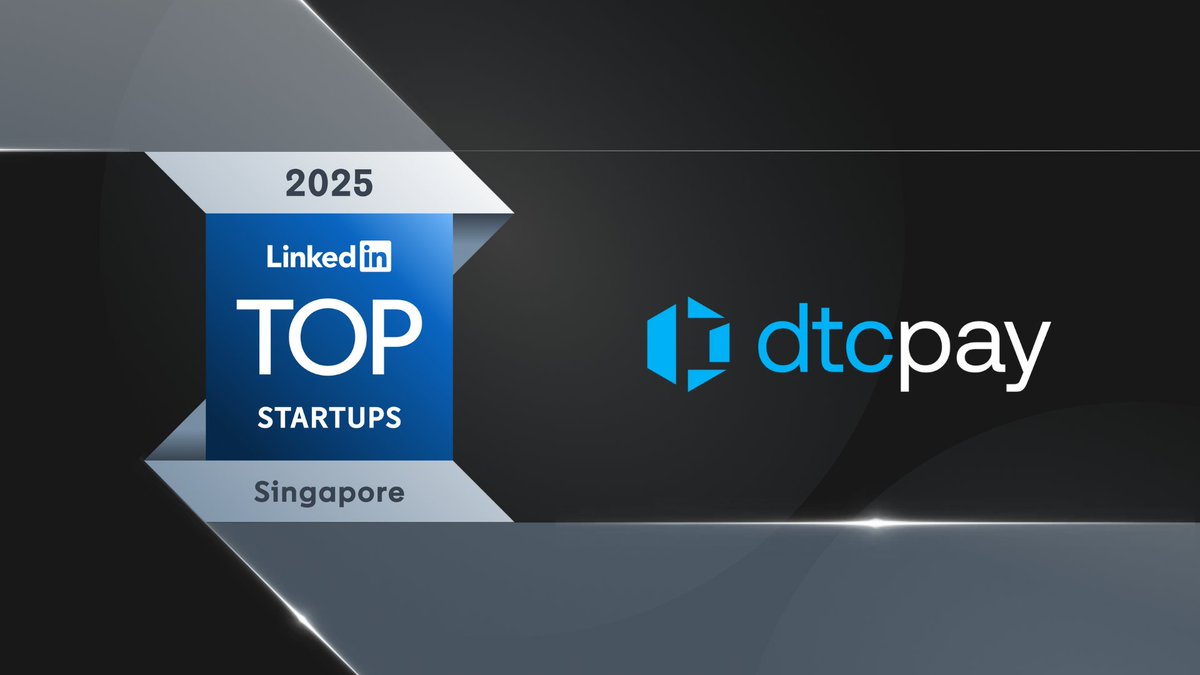dtcpay is one of Singapore’s Top 10 Startups! 🇸🇬📷  
From a small team to a fintech force — we’re just getting started. Grateful to our team, partners &amp; customers for shaping Tomorrow’s payments, today. 📷 

lnkd.in/gbYBHaBn 

#dtcpay #Fintech #Singapore
