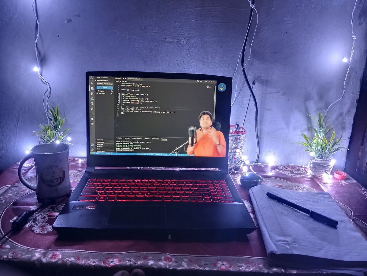 HarshitSin92197's tweet image. #Day4 of #100daysofcoding
Here is my today's leaning :-
How to create a server?
How to make API calls
Types of API call and REST API
How to test API
What are the Routing methods
Just keep connected ✨
Keep learning ✨
Keep growing ✨
#DSA #100dayofcode
#nodejs #JS