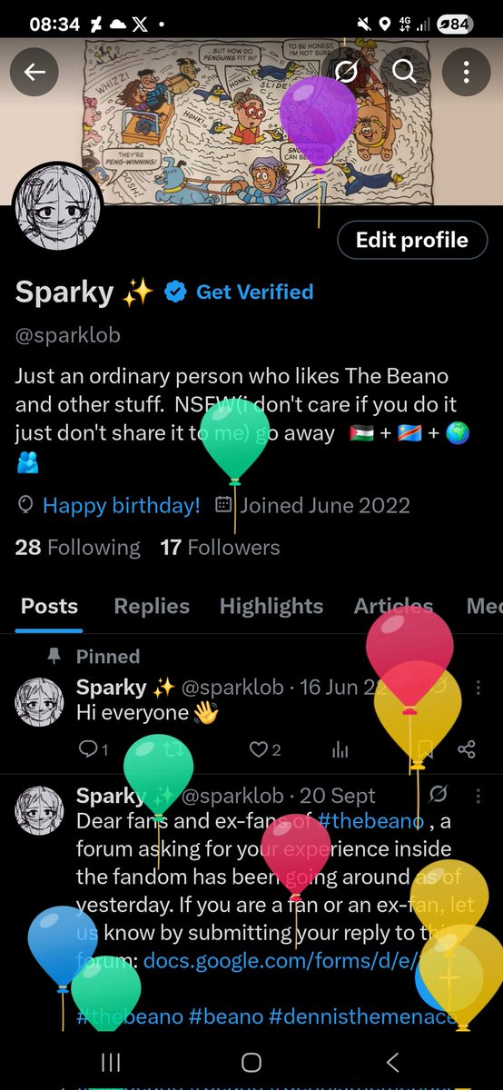 sparklob's tweet photo. I like this when this happens on my birthday :) 

(The balloons are back!!) https://t.co/dCIxwhyz51