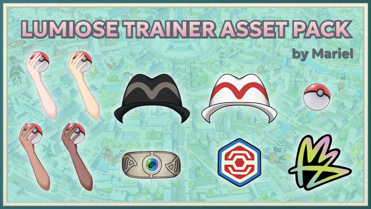 📚 FREE LEGENDS Z-A ASSETS 📚

Get ready for your adventure with these accessories!

DL link in the comment below! ⬇
Credits, likes &amp; shares appreciated ❤

#PokemonLegendsZA #Vtuber #VTuberAssets #freeVTuberAssets #Vtuber素材 #フリー素材