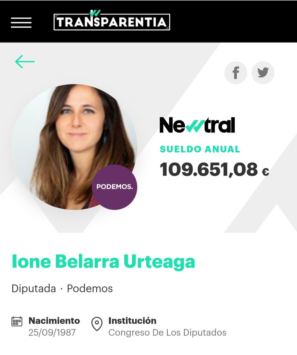 Que acaba de decir Ione Belarra que los que viven de las rentas están todos en las filas de Vox.