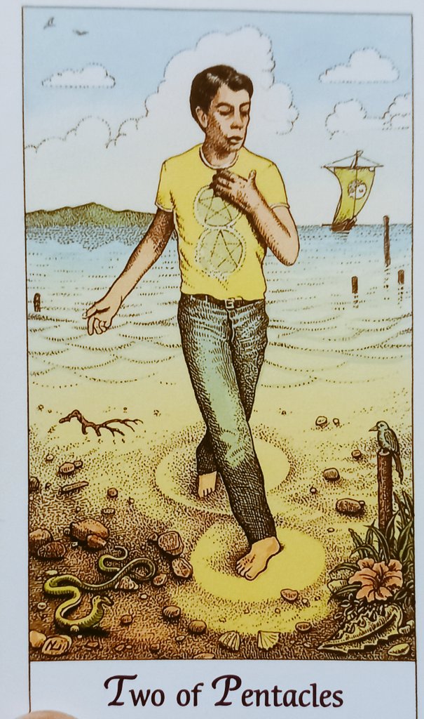 mysticjames1111's tweet photo. 15/10/25
2 of Pentacles 
Cosmic Tarot 
A second option is about to open up.
Give it some consideration.
You'll be able to feel which of the two #choices is best for you.
It may make more sense from a practical standpoint as well.
#cardreadings #tarot https://t.co/Wz1Zeugy1v