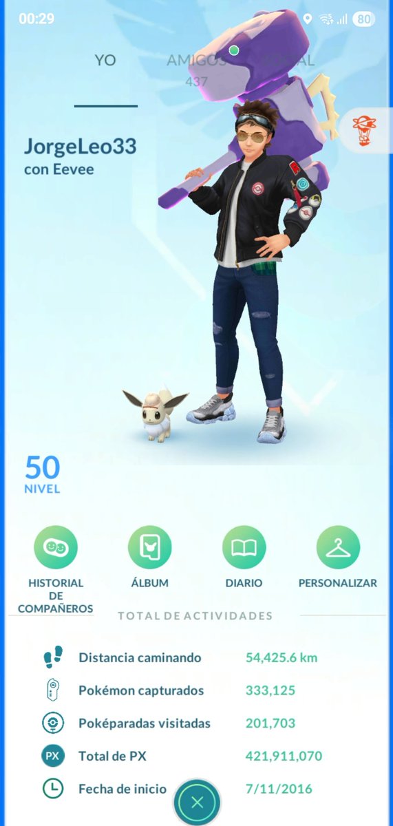 jorgeleo33's tweet image. Y con esto llego a esta nueva etapa!!! Vamos por ese nivel 80... #nivel50 #nivel80 #level50 #level80 #pokemongo