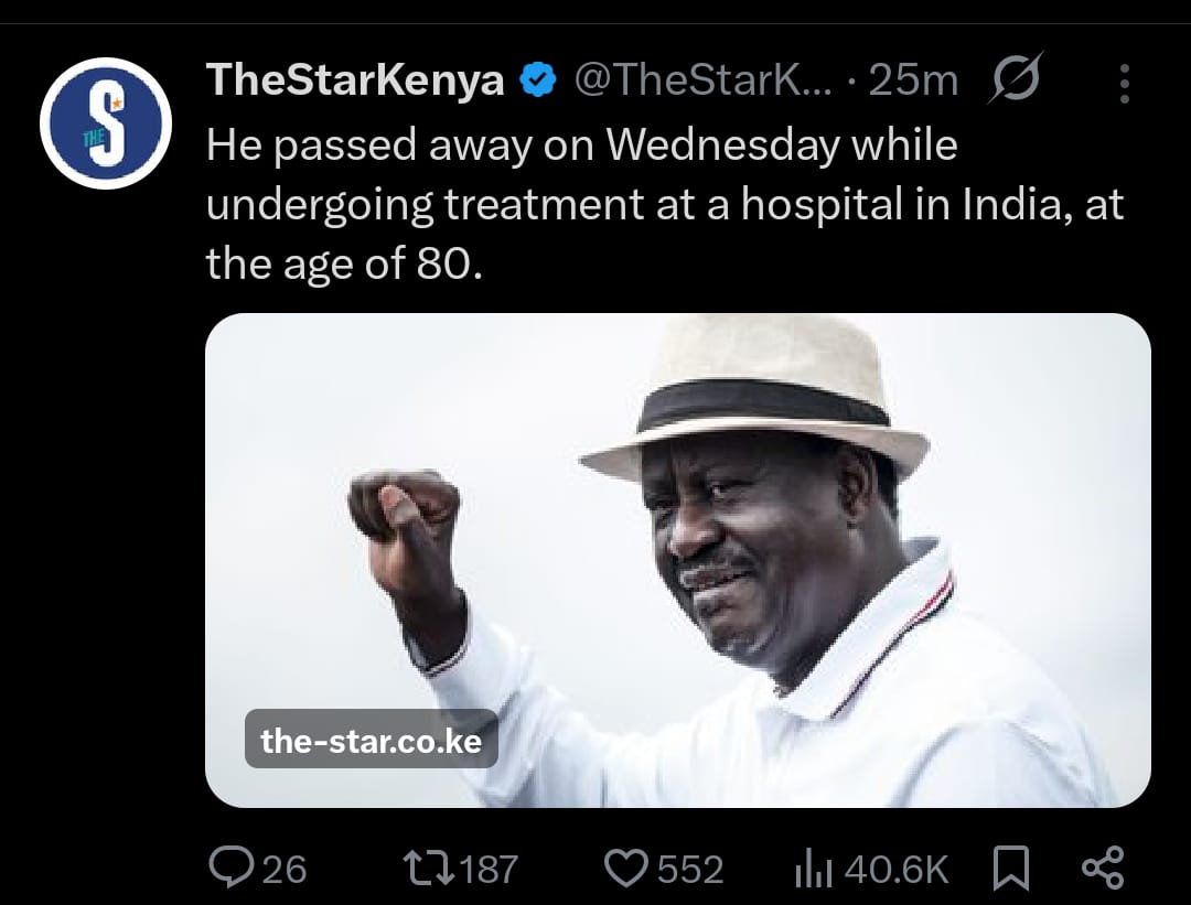Adrefdisaster's tweet photo. Adref feels the lose, Baba May your soul rest in peace.

https://t.co/pfG5sP4QRB #raila https://t.co/3Ey3pITeRo
