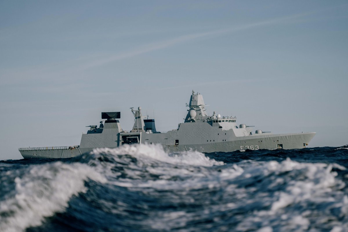 Danish air-defence frigate HDMS Niels Juel has joined NATO's Operation: Eastern Sentry, bolstering air-defence along the Eastern Flank.

(Src: <a href="/NATO_MARCOM/">NATO Maritime Command</a>)
