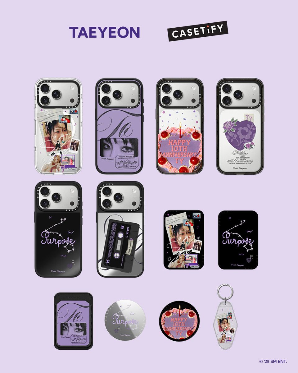 💖 S♡NE ฉลอง 10 ปี #TAEYEON 🎉

ดีไซน์พิเศษและเคสสุดน่ารักทั้งคอลฯ
ฉลองไปกับเธอที่  cst.fyi/xd5V6
และ CASETiFY STUDiO ทุกสาขา

#TAEYEONxCASETiFY #태연 #TAEYEON #소녀시대 #GirlsGeneration