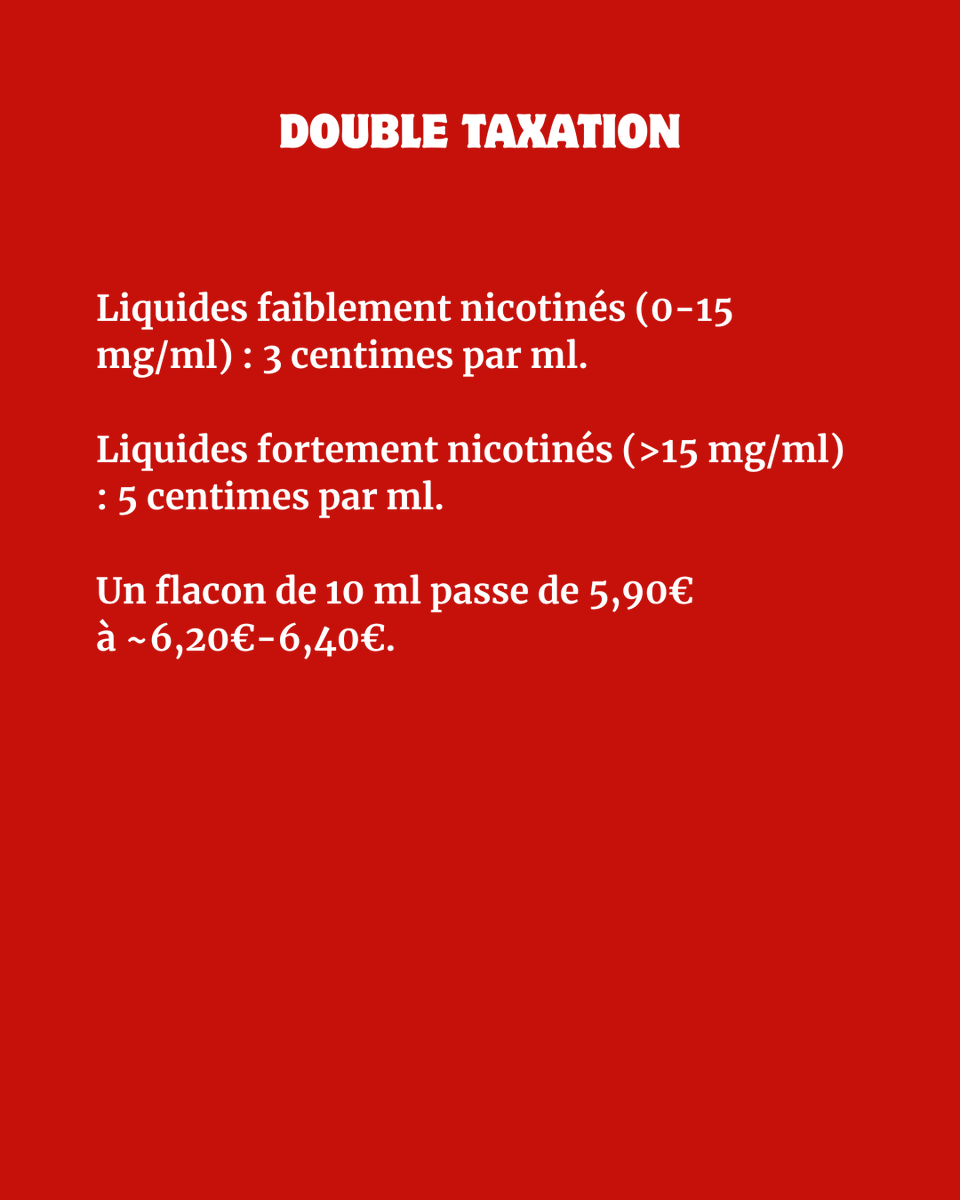 JeanFab1's tweet photo. 🇫🇷 FRANCE 2026 : BERCY COUPE LA VAPE
Taxe, interdiction web, agrément obligatoire :
20 000 emplois menacés, 4 millions de vapoteurs pris au piège.
➡️ https://t.co/D05Kj6sFqY
#Vape #MadeInFrance #StopTabac #JSV @FIVAPE @AssembleeNat https://t.co/A2A53zbTa8