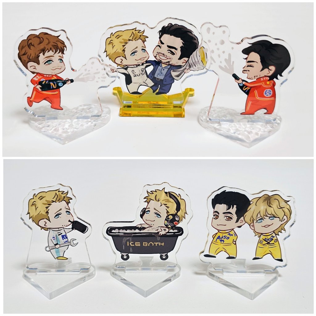 👔♠️5516のミニアクスタ可愛いくできました～！週末にBoorhのシクレで頒布開始予定です