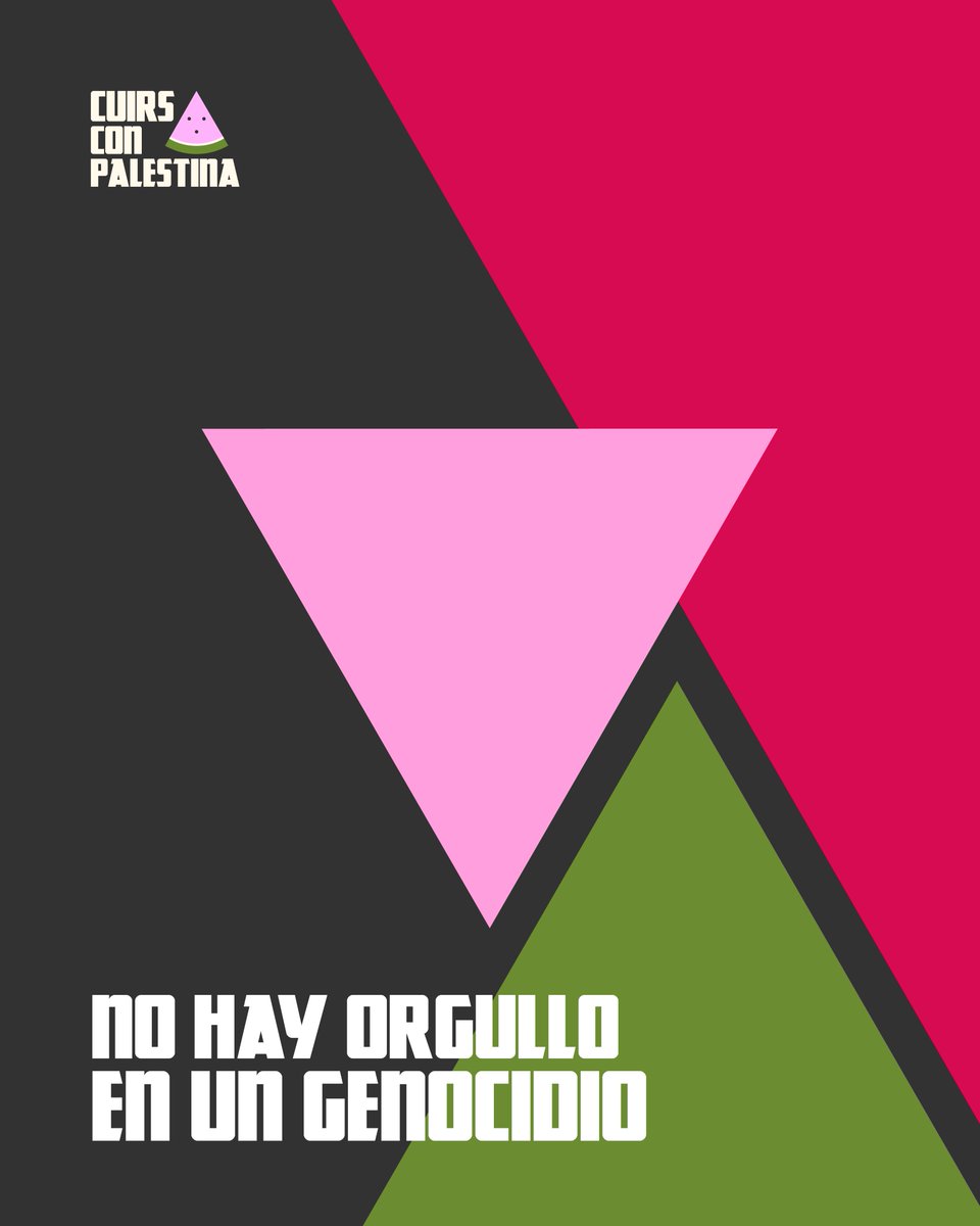 ✊🏽Hoy nos sumamos como organización al paro convocado en rechazo al genocidio en Gaza

🏳️‍🌈El colectivo LGTBI+ estamos con Palestina pese a los intentos de instrumentalizar nuestros derechos para justificar una barbarie.

Reivindicamos derechos, paz, y libertad para todas las