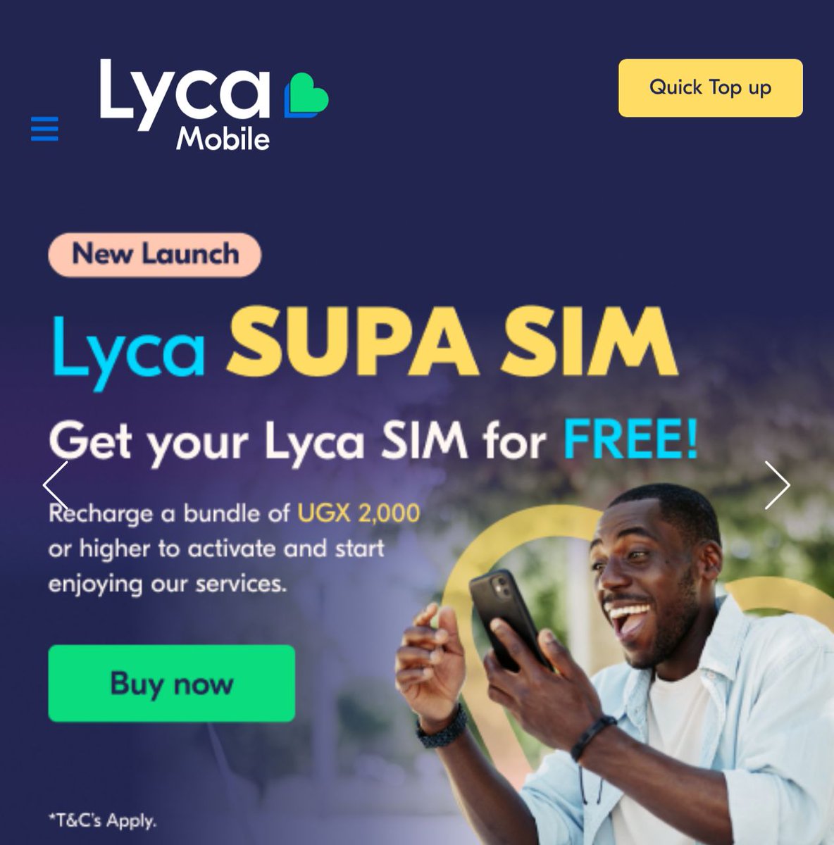 Stronger coverage, better 
Lyca Mobile continues to grow nationwide, ensuring reliable and affordable communication for every Ugandan. Stay connected wherever you are with <a href="/LycamobileUG/">LycamobileUG</a>
#ConnectYourWorld