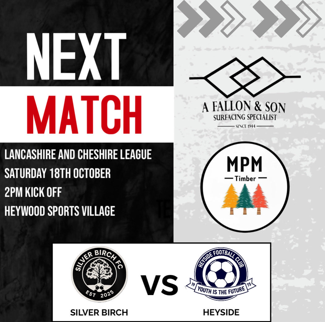 We continue to search for our first result of the season as we host Heyside this Saturday💪

#UpTheBirch | #UTB