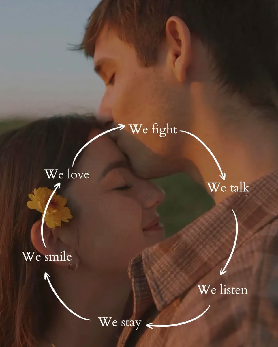 Ifeoluwa_me's tweet image. Love isn’t about perfection but it’s about cycles.
We fight, we talk, we listen, we stay, we smile and love again and again, because choosing each other every time… that’s real love. 💛