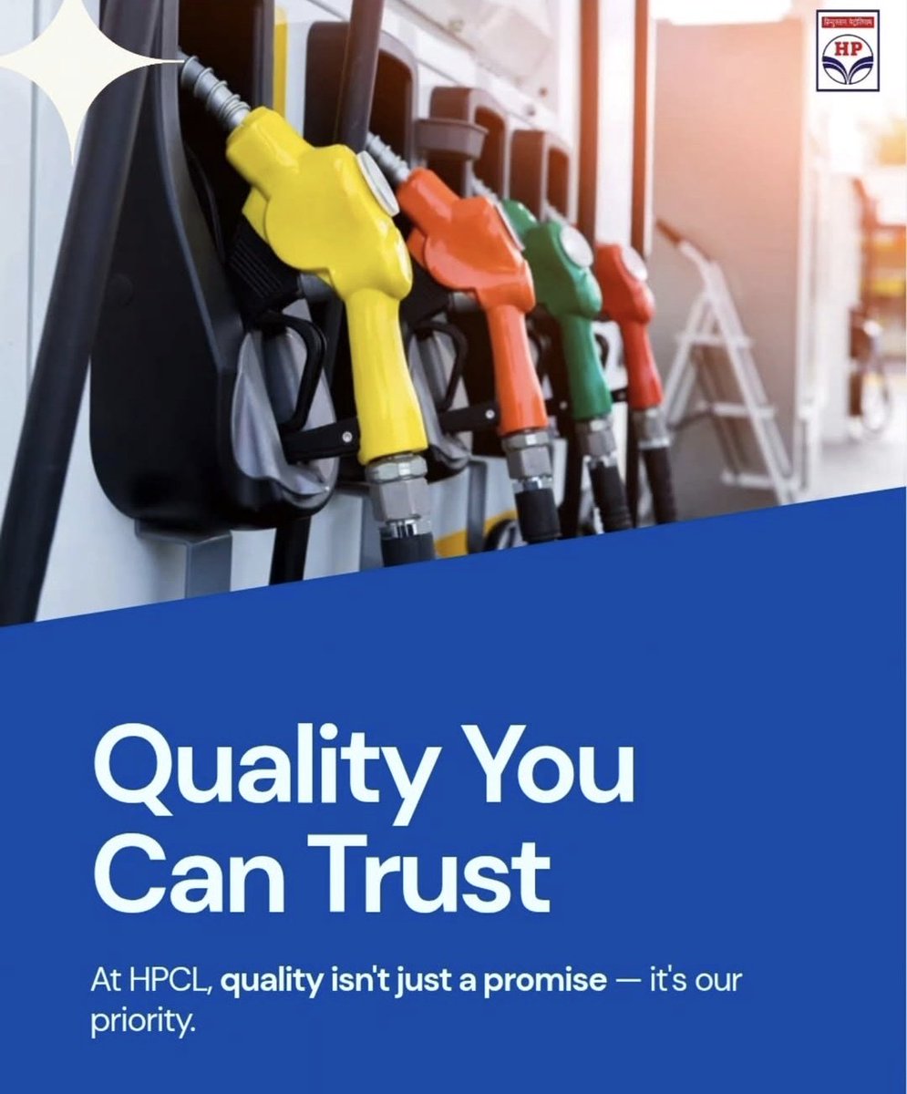 HPCL_Mumbai's tweet image. At #HPCL, quality isn't just promise - it's e our priority.
From premium fuels to top-grade lubricants, every product is tested, trusted, and tailored for performance.
Fuel up with confidence.
#HPCL #QualityYouCanTrust #DeliveringHappiness
