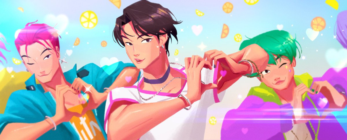 &lt;케이팝 데몬 헌터스&gt; 아트디렉터 선생님이 최근 공개하신 '소다팝' 디자인 미공개본 그림입니다. #KPOPDEMONHUNTERS