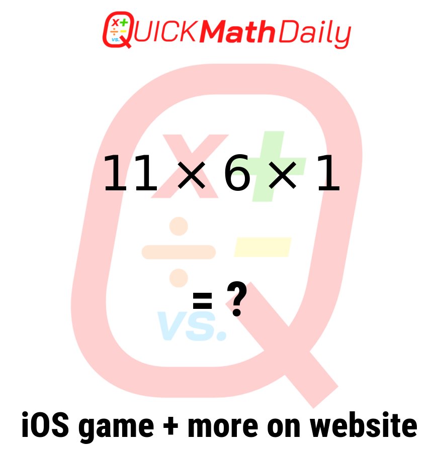 QuickMathDaily's tweet image. 🚀 Speed Round! Solve This Equation in Record Time‼️⏱️🧮
Drop Your Answer in the Comments! ⬇️
See more on QuickMathDaily.com 👀 ✅