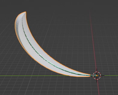 k6g3gara's tweet photo. #BlenderPython
５）青：花びらの元
６）曲線：花びらを曲線にする基準
７）プログラム実行：花びらの元はカーブします
８）面をさらに湾曲させて細長い蓮華の形に
９）カーブは消去　色づけで花びら１枚に https://t.co/Wf8jWpcook