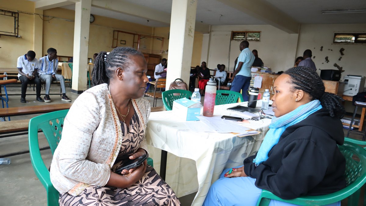 RuharoHospital's tweet photo. Yesterday, our team @OURSProgram and the #Eyedepartment conducted a disability and eye health screening outreach at @MbararaUST to serve students and staff. #Eyecare #Rehabiliation #Partnerships
@cbmWorldwide @TBekson @MosesOkipi @Ndyowaawe @bitekyerezomed1 @Ndyowaawe @themwanjap https://t.co/A3Eh0p5OkF